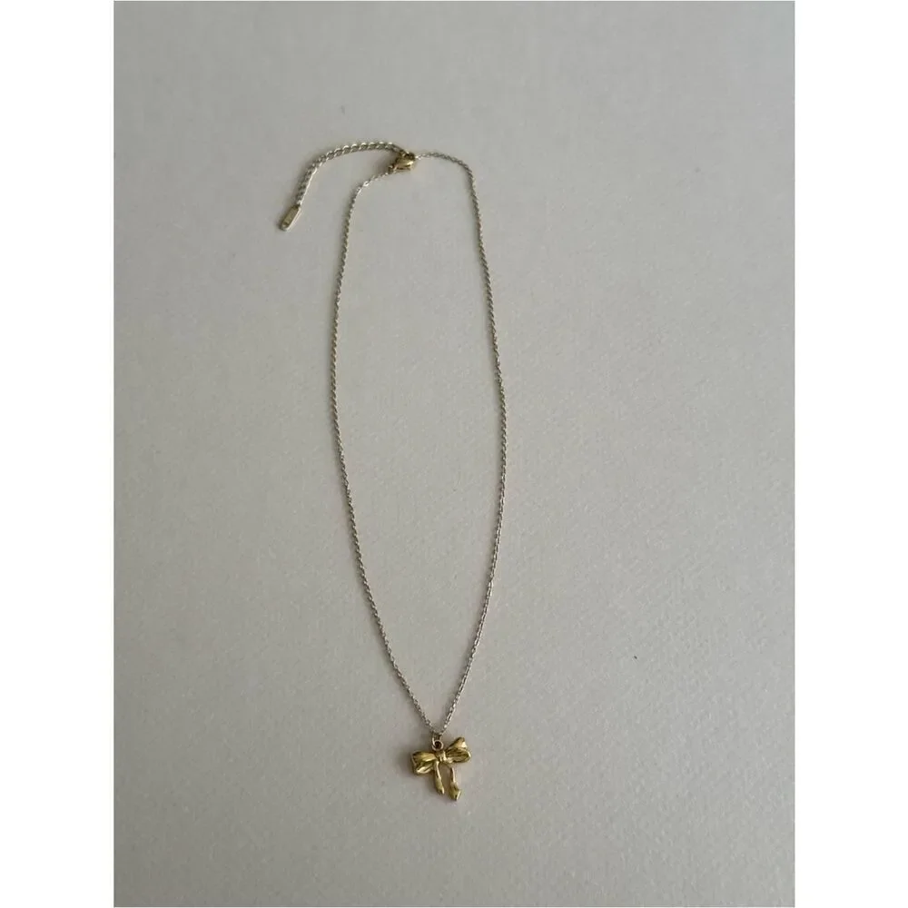 Bow Pendant Necklace #2524
